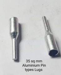10 sq mm Aluminium Pin Type Lugs Color silver Cross Sectional Area 10 sq mm Material aluminium Country of Origin Made in India - Image 1