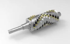 Single Shaft Shredder Plastic Pipes/Lumps Recycling Machine - Image 5