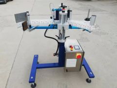 Top and Bottom Labeler Labeling Machine Trademark ZH Origin Yantai Motor Power 1kw Gross Weight 60kg HS Code 8422303090 Driven Type - Image 2