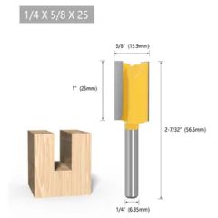 5PCS Straight Bit Router Bit Set Milling Cutter for Woodworking - Image 6