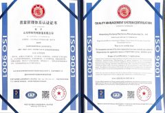 QUALITY MANAGEMENT SYSTEM CERTIFICATION certificate from Alva (Linyi) Electromechanical Technology Co., Ltd