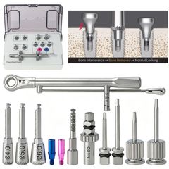 SMART Hiossen Implant Kit with Bone Profilers Torque Drivers Hex 1.2 OSSTEM Compatible - Image 5