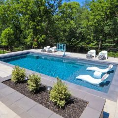 Commercial Fiberglass Rectangular Swimming Pool - Modern Hotel Outdoor SPA & Pool Equipment - Image 2