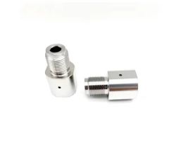 Waterjet Parts 100022-2 Replace H20 Check Valve Outlet Body Compatible H20 Style100022-2 High Pressure Outlet Nut Factory Part Waterjet Cutting Machine Part - Image 1