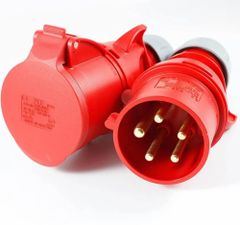 25 AMP 3 PIN  INDUSTRIAL PLUG MCB Protected Yes Current Rating 25A IP Rating IP65/IP67 Interlock Facility Yes Country of Origin Made in - Image 6