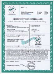 CE certificate from Hangzhou Candid I/E Corp. Ltd.