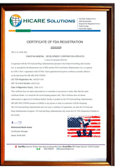 High Care Solution certificate from Naveer Abeer Traders