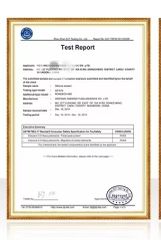 Our certificates certificate from Weifang Loncho Import and Export Limited