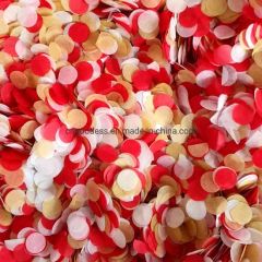 Round Tissue Confetti Circle Paper Wedding Holiday Party Decoration - Image 3