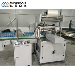 PE Film Heat Shrink Tunnel Packaging Wrapping Machine for Water Bottles Cans Packaging Semi-Automatic - Image 3