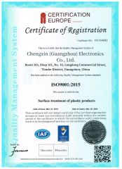 ISO9001 certificate from Guangzhou Champion's Tech Ltd