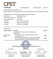 Test report certificate of Dongguan Huaqi Sealing Co., Ltd. – certificate photo, supplier certificates section