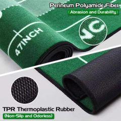 Custom Wholesale Indoor Practice Two-Way Golf Putting Mats Training Aid - Image 5