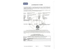 Food contact product safety certification certificate from Jiangsu Xinyuehai Commercial Kitchenware Co., Ltd