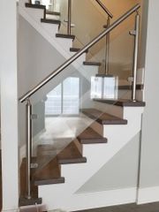 Balcony Staircase Glass Railing, For Home Design Panel Thickness 6 mm Position Balcony Glass Type Flat glass Usage/Application - Image 3