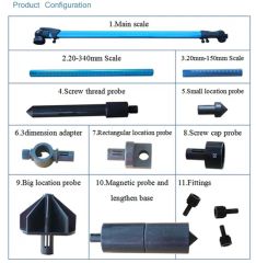 Vehicle Collision Measuring System Economic 2D Measurement Tool Auto Body Repair Equipment One-Stop Supplier - Image 2