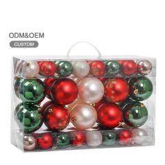 New Design Plastic Balls Tree Hanging Christmas Decoration Balls Ornaments - Image 1