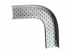 GI Pre-Galvanized Cable Tray Horizontal Bend, Size: 100 mm Material GI Size 100 mm Radius 50 mm Angle 90 Degree Shape - Image 2