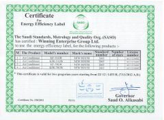 6 certificate from Foshan Sylon Electrical Appliances Co., Ltd.