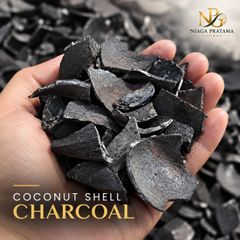 Coconut Shell Charcoal, Lump Charcoal - Natural Coconut Charcoal - Indonesia Bulk - Image 1