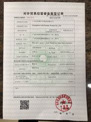 License Photo certificate from Guangzhou LvQi Outdoor Product Co.,LTD