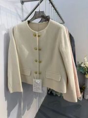 Premium Round Neck Womens Tweed Jackets Wool Blend Clearance Bulk Mixed Lots - Guangzhou Blm Import and Export Trading Co., Ltd.