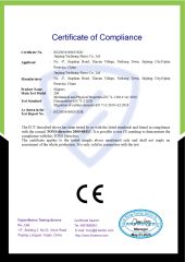 CE certificate certificate from Quanzhou Yuchuang Shoes Co., Ltd.