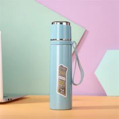 500ml Stainless Steel Thermos with Metal Coating Cover PP Color Pink Trademark OEM Style Outdoor Capacity 500ml Brand Name OEM/ODM - Image 3