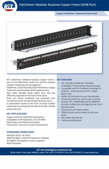 RIT TECH PATCHVIEW+ 24 PORT INTELLIGENT PATCH PANEL Brand RIT Height 19 Inches Model No R6011000 Material Aluminium Connector Type - Image 2