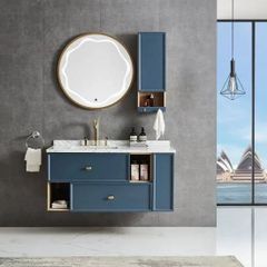 Designer Customised Bathroom Vanities Material Wooden Color MULTICOLOR I Deal In New Only Number Of Shelves 2 Shelves Payment mode online / - Image 9