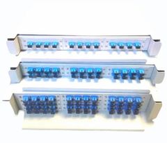 Patch Panels Brand M R COM Part Number 24 Rack Height 19" Connector Type SC Type RACK MOUNTABLE Number Of Ports 24 Port Operation Mode - Image 1