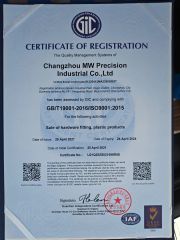 Certificates certificate from Changzhou Makewell Industry Co., Ltd
