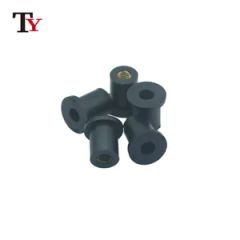 Factory Supply M4 M5 M6 M8 M10 Neoprene NBR EPDM Rubber Well Nut Screw Bolt Brass Insert Threaded Nuts - Hangzhou Thaeon Hytec Ltd