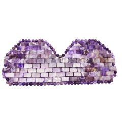 100% Natural Amethyst Eye Mask Skin Care Eye Massage Tool - Image 3