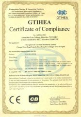 CE Certificate for Vacuum Pump certificate from Shanghai Bixuan Electrical Machinery Equipment Co., Ltd.