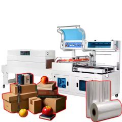 Flow Heat Shrinkable Film Thermal Shrink Wrapping Packaging Sealing Machine - Image 1