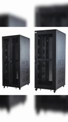 Netrack Floor mount Racks - NRS1 600 Series Rack Size 42U Accessories PDU Rack Color Black Rack Depth 600 mm Rack Width 600 - Image 3