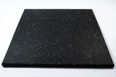 Speckles Gym Crossfit Rubber Floor 30mm Thick Anti-Slip Gym Rubber Flooring 1m*1m - Image 1