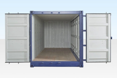 20ft Open Side Shipping Container Full Side Access Steel Cargo Storage Container - Image 2