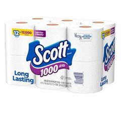 Scott White Toilet Tissue (1000-Sheet 12 Rolls Per Pack) Wholesale - Image 5