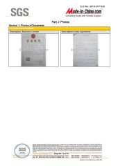 SGS Certificate certificate of Guangzhou Shangpin Clothing Accessories Co., Ltd. – certificate photo, supplier certificates section