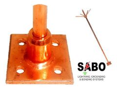 Conventional Copper Lightning Conductor Brand SABO Color Copper Type 5 Spikes Poles Number Spikes type Arrester Type - Image 5