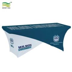 Custom Logo Printing Advertising Table Covers Table Throw with Runner - Image 6
