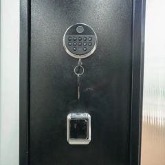 Fireproof Gun Safe Cabinet Electronic Gun Safe Locks MOQ One Set Origin China Condition New HS Code 940310 Wood Style - Image 6