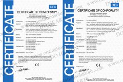 CE CERTIFICATE certificate from DONG GUAN DO HEARTS TECHNOLOGY CO.,LTD.