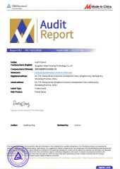 Audit Report certificate from Qingzhou Vessel Housing Technology Co., Ltd.