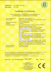 CE-FF robot certificate from Beijing Topsky Century Holding Co., Ltd.