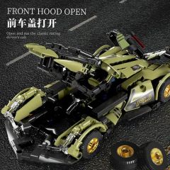 Plastic Model Sets Block Car Creative Speed Racing Building Block Toy (8902) - Image 5