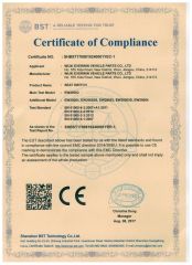 CE For Seat Switch certificate from Wuxi Everwin Vehicle Parts Co., Ltd.