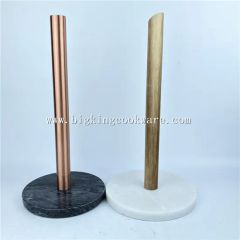 Metal Bar Marble Table Towel Holder - Image 6